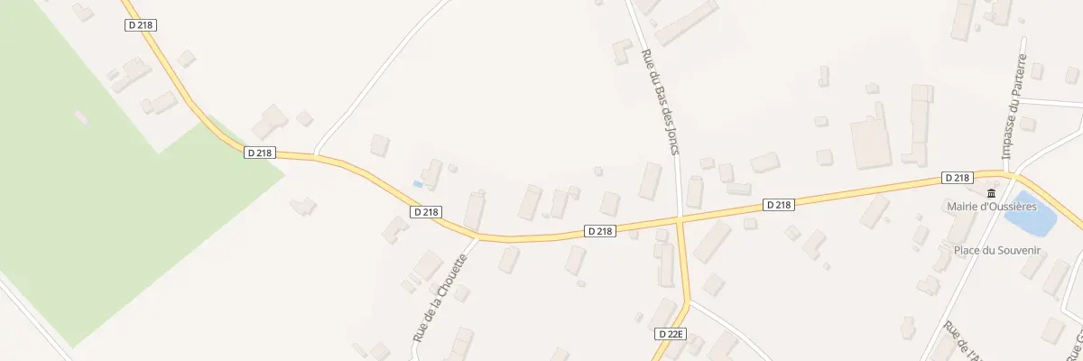 Plan du 6 Rue du Moitié à Oussières