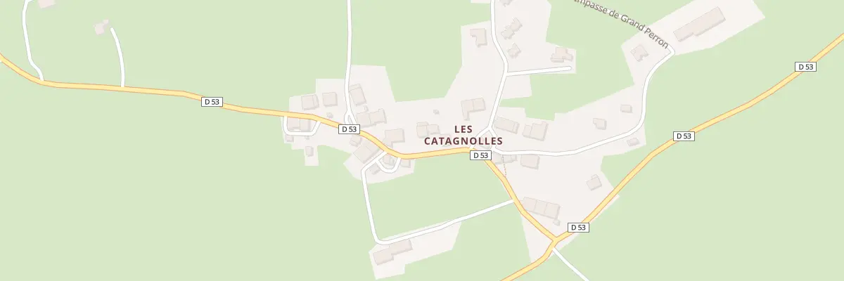 Plan du 204 Rte des Catagnolles à Plateau d’Hauteville