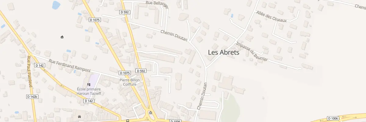 Plan du 24 Rue Victor Hugo aux Abrets en Dauphiné