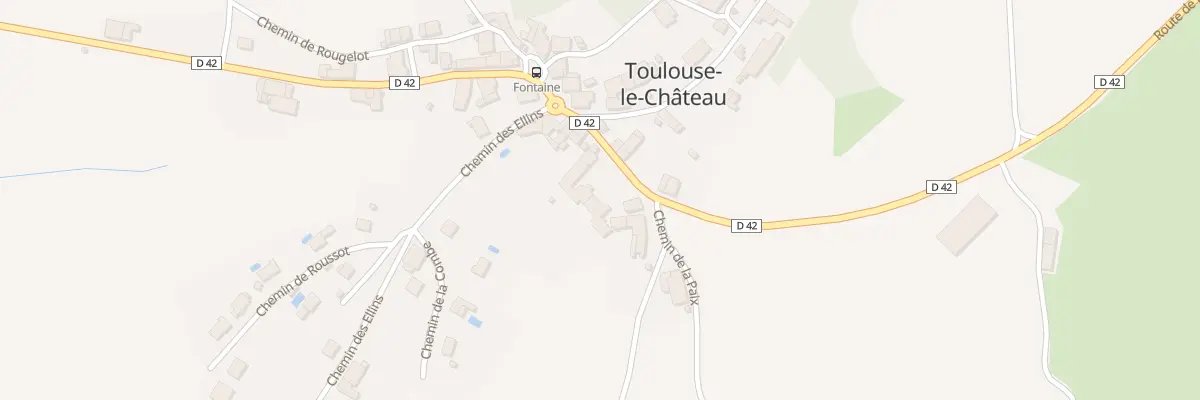 Plan du 84 Rte de Poligny à Toulouse-le-Château
