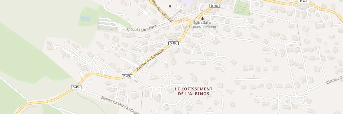 Plan du 263 Av du Garlaban à Belcodène