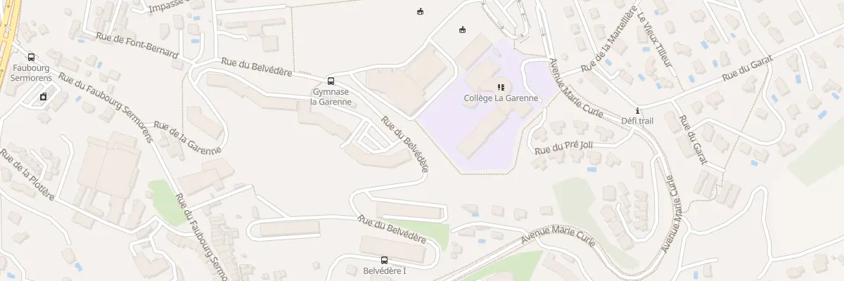 Plan du 53 Rue du Belvédère à Voiron