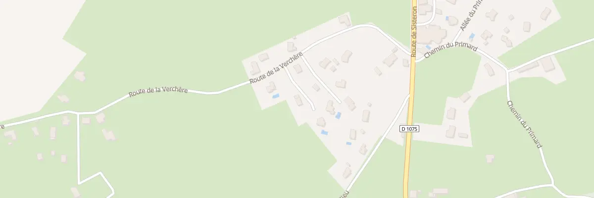 Plan du 54 Imp de la Verchère à Montferrat