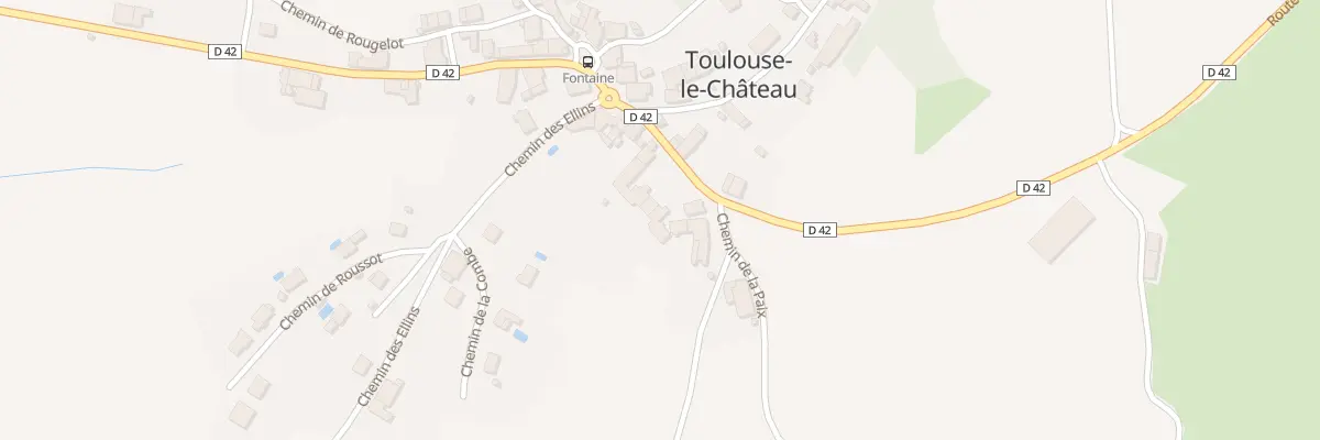 Plan du 90 Rte de Poligny à Toulouse-le-Château