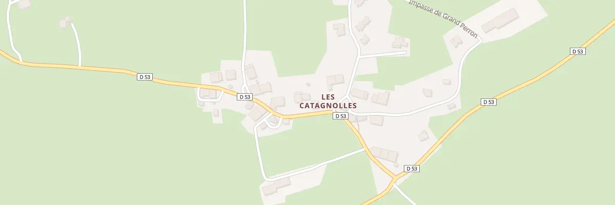 Plan du 190 Rte des Catagnolles à Plateau d’Hauteville