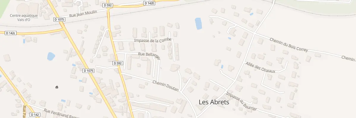 Plan du 223 Imp de la Combe aux Abrets en Dauphiné
