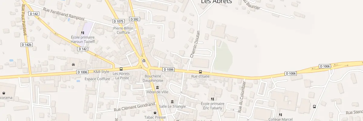 Plan du 81 Rue d’Italie aux Abrets en Dauphiné