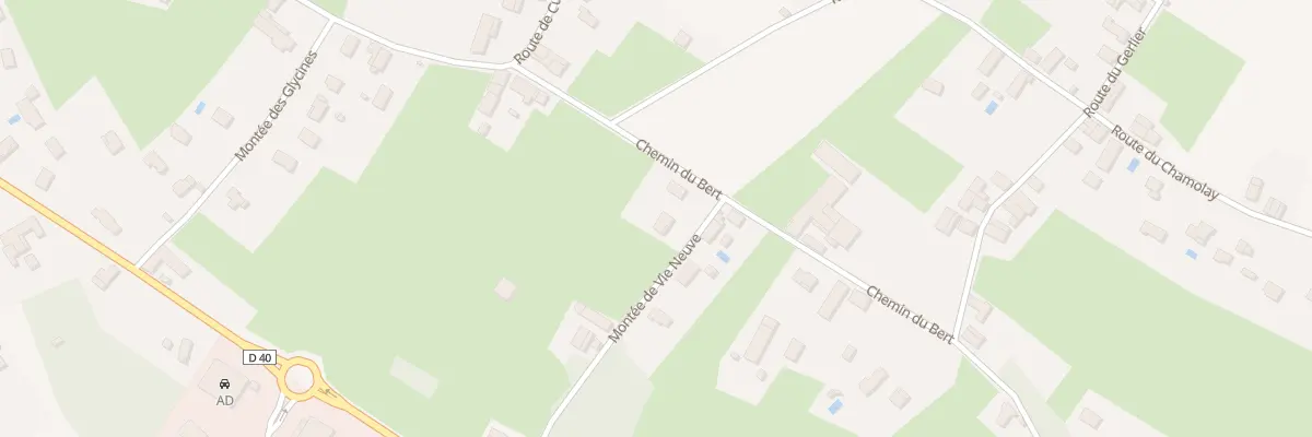 Plan du 239 Mte de Vie Neuve aux Avenières Veyrins-Thuellin