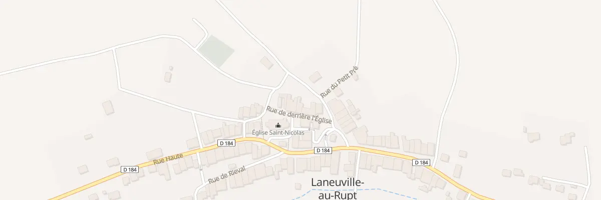 Plan du 6 Rue de Derriere l’Eglise à Laneuville-au-Rupt
