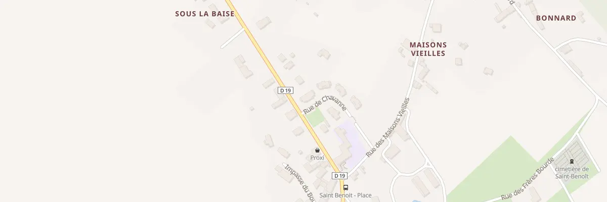 Plan du 1 Rue de la Chavanne à Groslée-Saint-Benoit