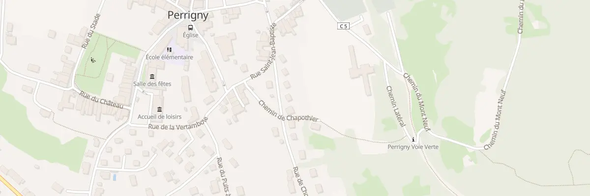 Plan du 62 Rue de Chonay à Perrigny