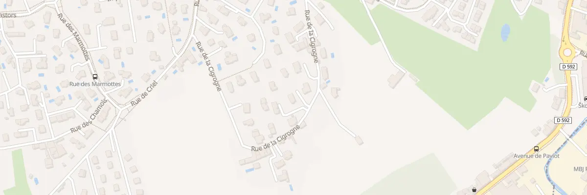 Plan du 9100 Rue de la Cigrogne à Voiron