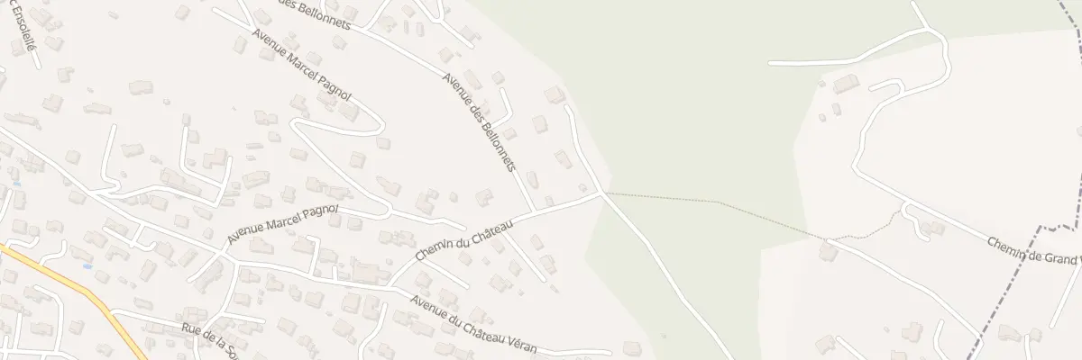 Plan du 31 Av des Belonnets à Peypin