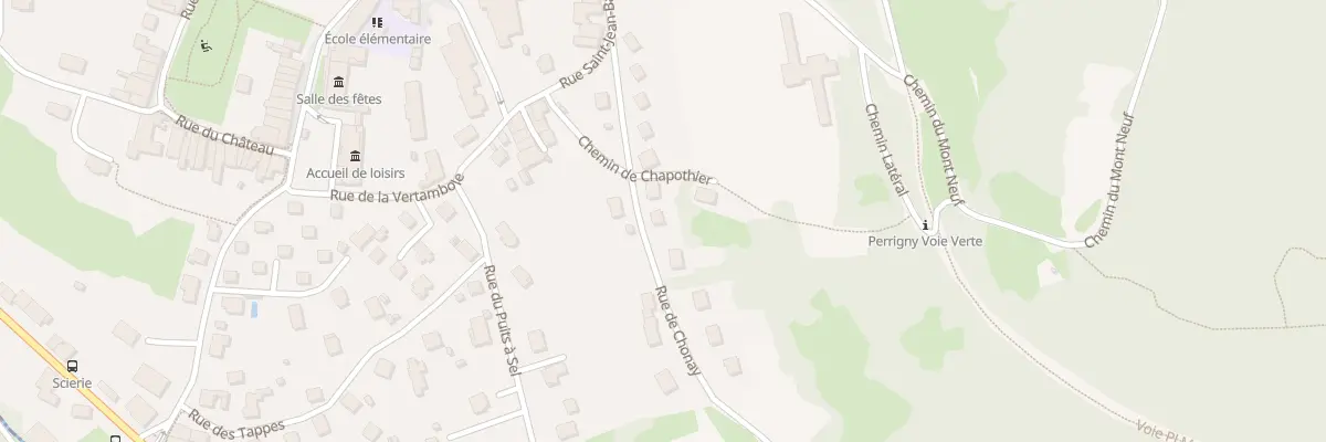 Plan du 142 Rue de Chonay à Perrigny