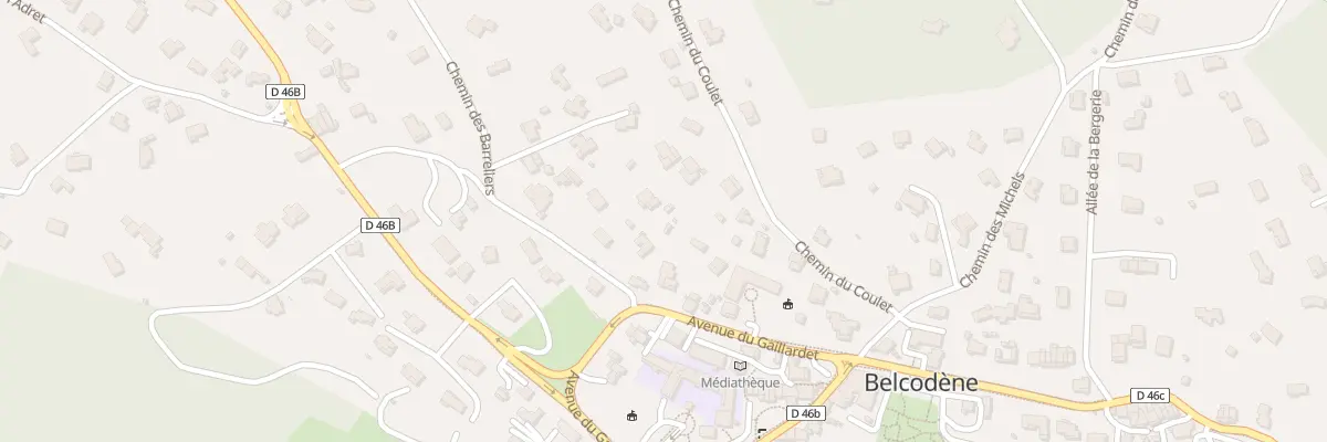 Plan du 5070F Che des Barreliers à Belcodène