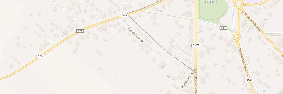 Plan du 10 Rue de l’Avenir à Gray-la-Ville