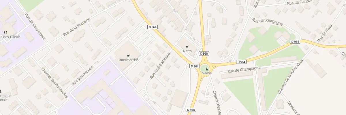 Plan du 3 Rue Andre Malraux à Commercy