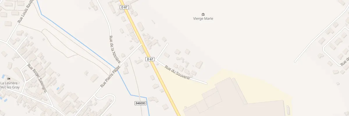 Plan du 1 Rue du Souvenir à Arc-lès-Gray