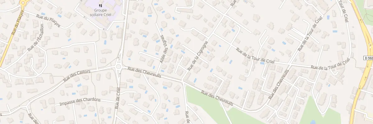 Plan du 5999 Rue de la Cigrogne à Voiron
