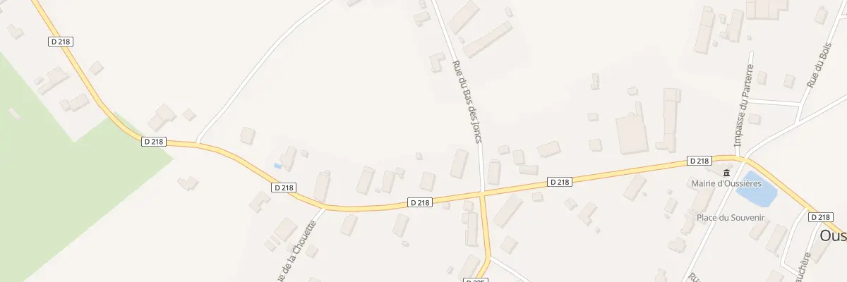 Plan du 2 Rue du Moitié à Oussières