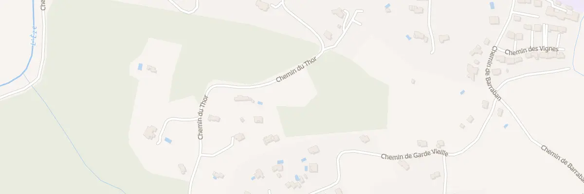 Plan du 293 Che du Thor à Grambois