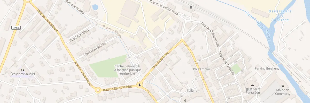 Plan du 1 Rue des Roises à Commercy