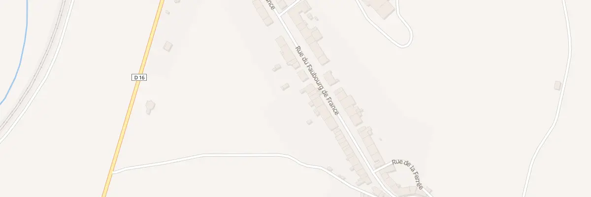 Plan du 40 Rue du Faubourg de France à Bourmont-entre-Meuse-et-Mouzon