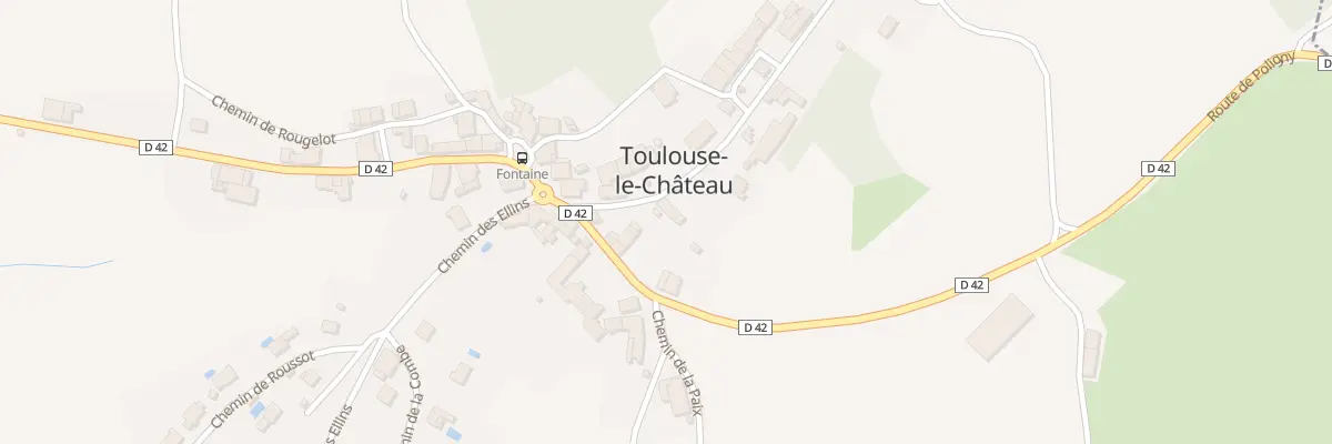 Plan du 58 Rue de la Mairie à Toulouse-le-Château