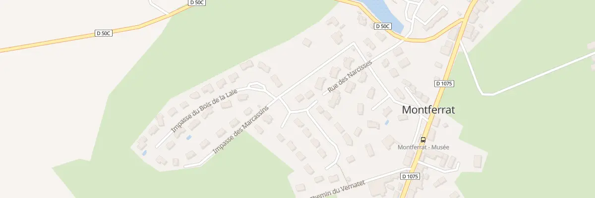 Plan du 25 Imp des Crocus à Montferrat