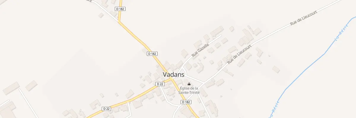 Plan du 4 Pl de l’Eglise à Vadans