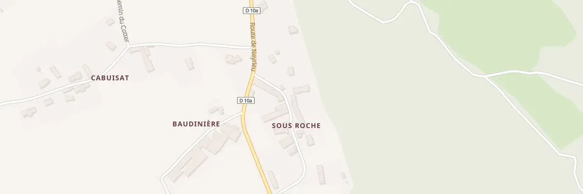 Plan du 204 Che de sous Roche à Groslée-Saint-Benoit