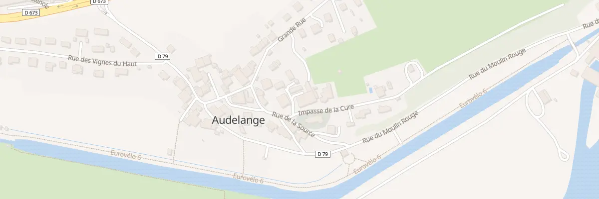 Plan du 1 Imp de la Cure à Audelange