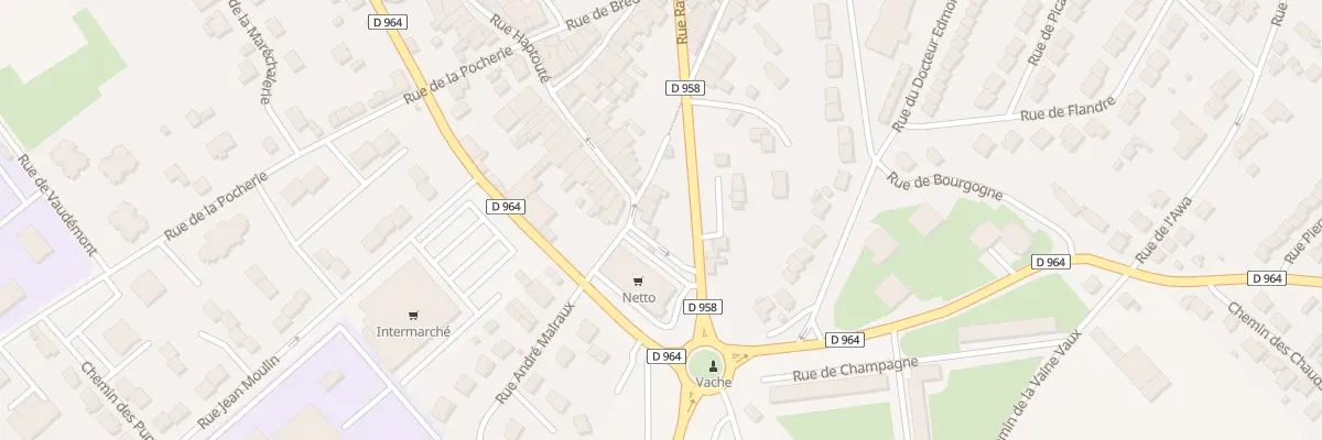 Plan du 100 Rue Raymond Poincare à Commercy