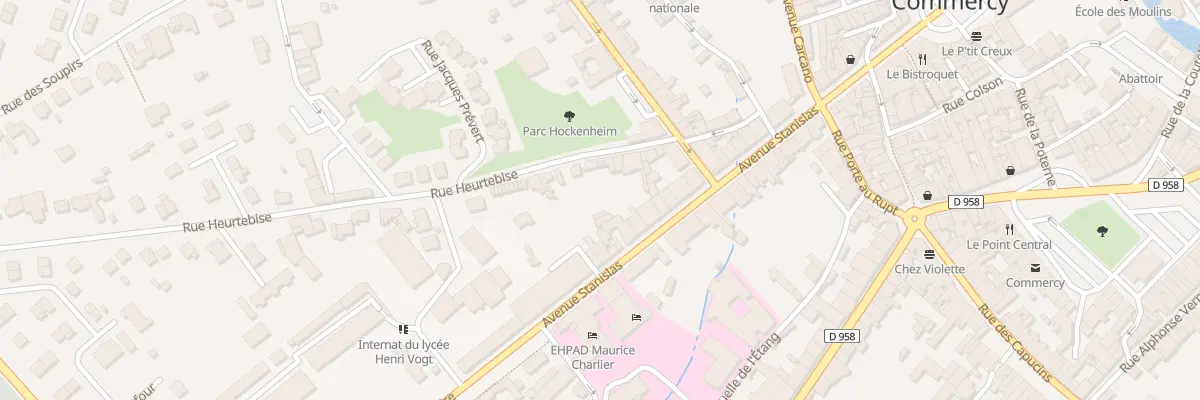 Plan du 15 Rue Heurtebise à Commercy