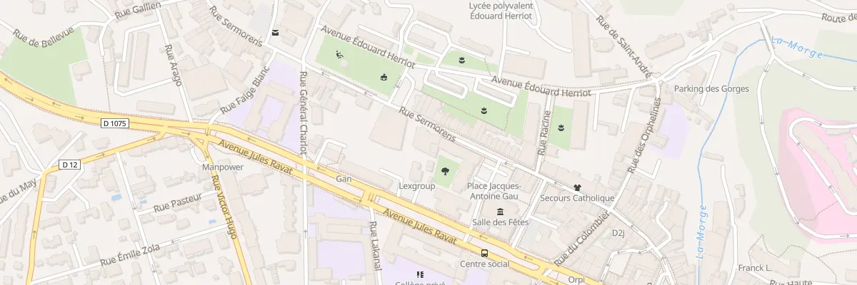Plan du 45 Rue Sermorens à Voiron