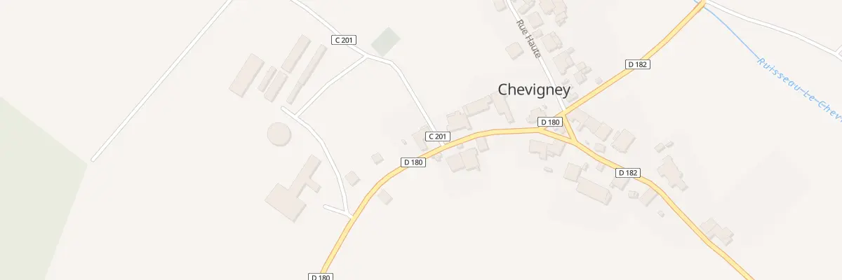 Plan du 6 Rue du Coucot à Chevigney