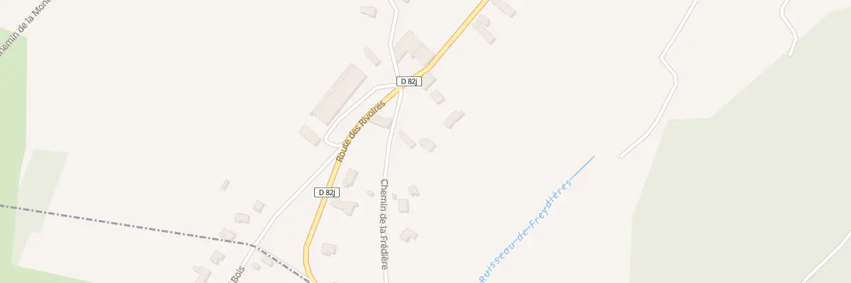 Plan du 379 Che de la Frédière à Saint-Sulpice-des-Rivoires