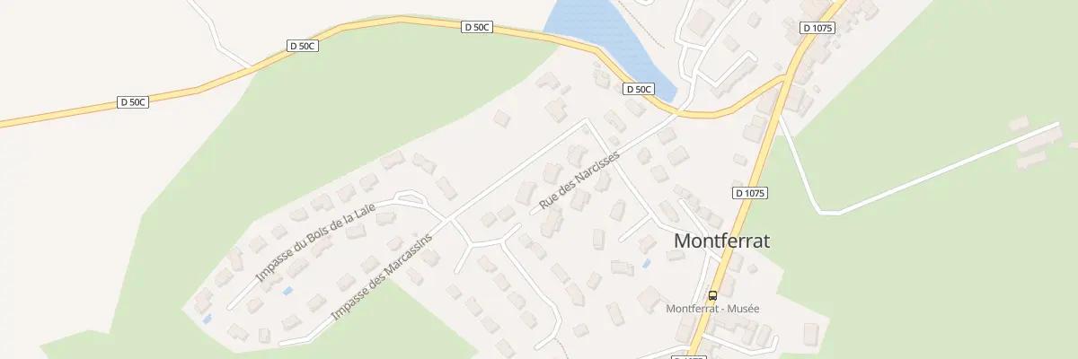 Plan du 140 Rue des Narcisses à Montferrat