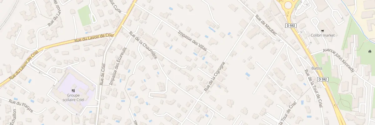 Plan du 20 Rue de la Chaumière à Voiron