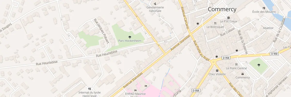 Plan du 7 Rue Heurtebise à Commercy
