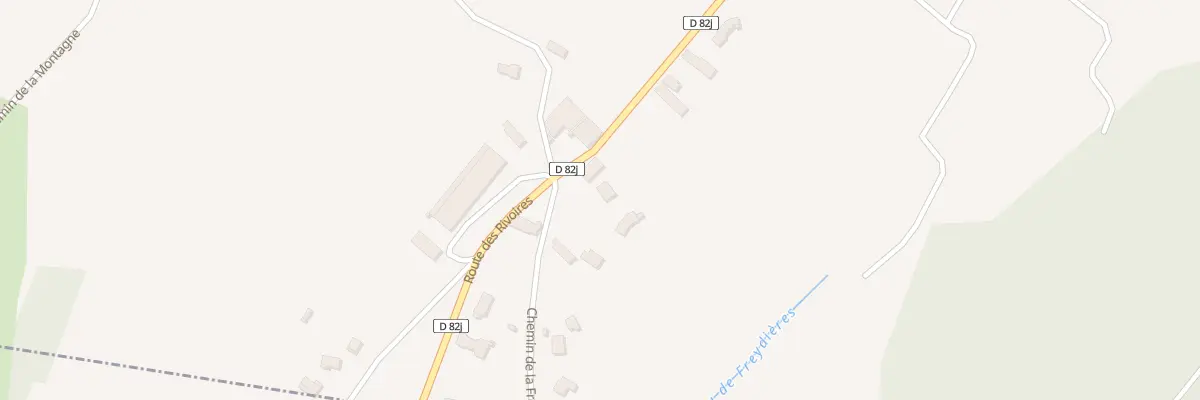 Plan du 2109 Rte des Rivoires à Saint-Sulpice-des-Rivoires