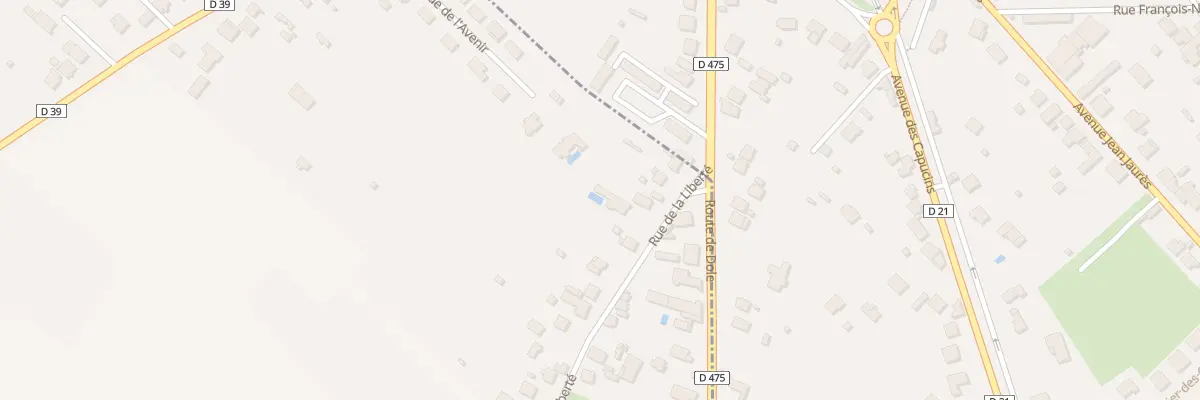 Plan du 8 Rue de la Liberté à Gray-la-Ville