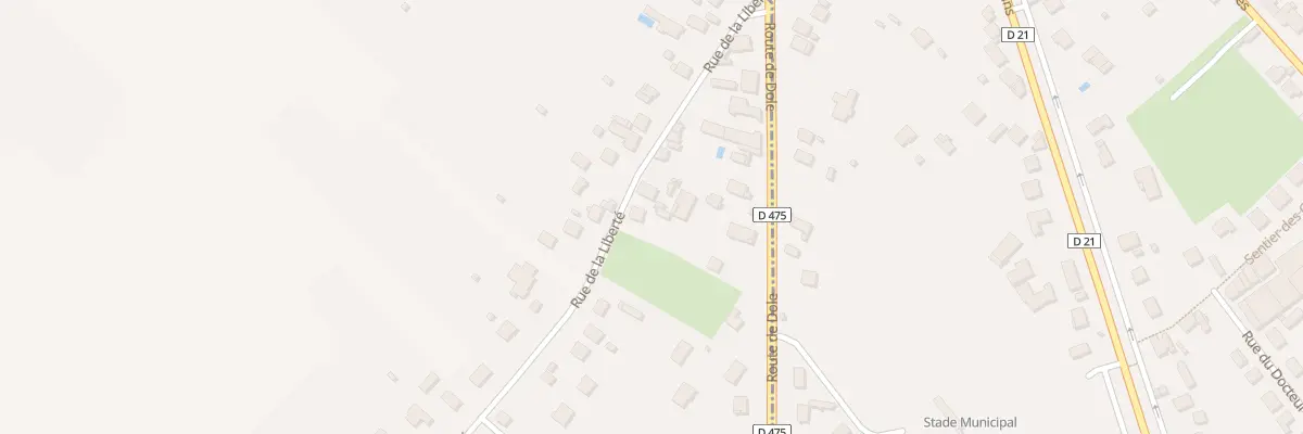 Plan du 13 Rue de la Liberté à Gray-la-Ville