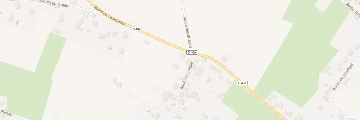 Plan du 1238 Rte de Chartreuse aux Avenières Veyrins-Thuellin