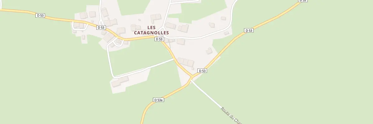 Plan du 24 Rte des Catagnolles à Plateau d’Hauteville
