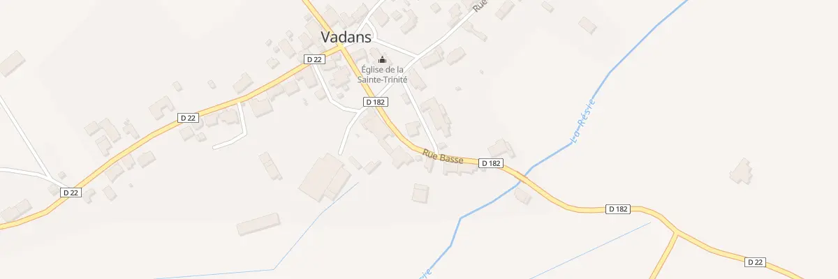 Plan du 2 Rue Basse de l’Eglise à Vadans