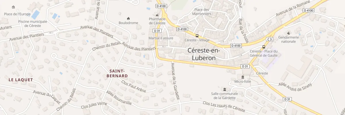 Plan du 5571 Le Village à Céreste-en-Luberon