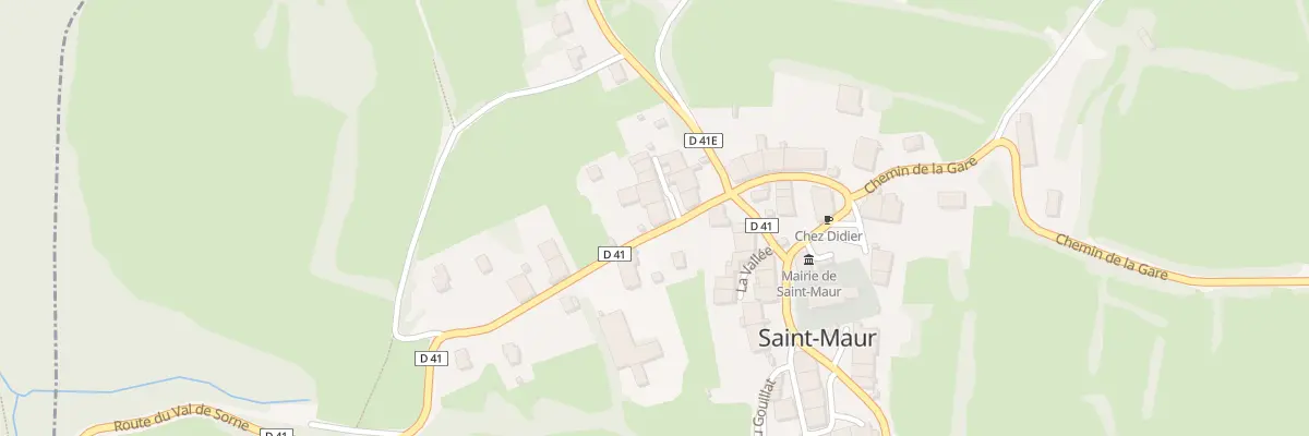 Plan du 14 Rte du Val de Sorne à Saint-Maur