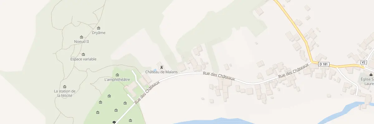 Plan du 20 Rue des Chateaux à Malans