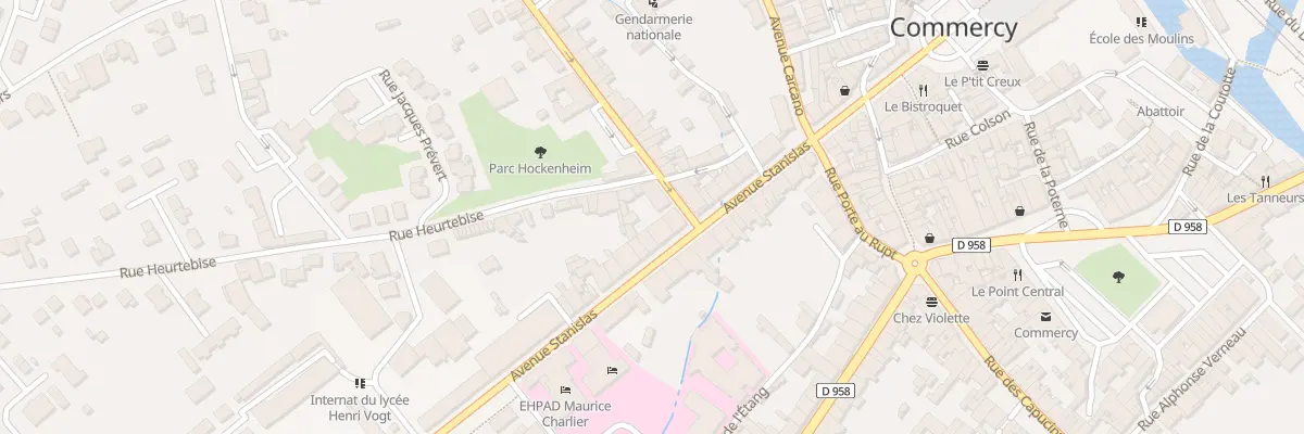 Plan du 38 Av Stanislas à Commercy